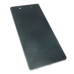 Touch screen and LCD screen assembled with black chassis for Sony Xperia Z3 + E6533 E6553