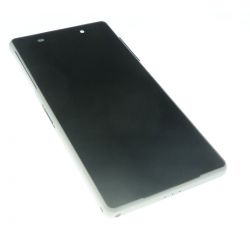 Touch screen and LCD screen assembled on chassis Sony Xperia Z2 White D6502 D6503 L50w