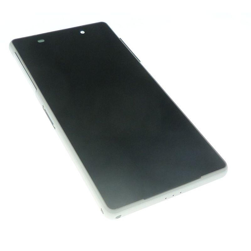 Touch cristal y pantalla de LCD Sony Xperia Z2 D6502 D6503 L50w blanco  montado