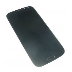 Ecran vitre tactile et LCD assemblés sur châssis noir pour Samsung Galaxy S4 plus I9506
