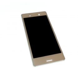 Touch screen and LCD screen assembled with white chassis version SINGLE E2303 for Sony Xperia M4 acqua