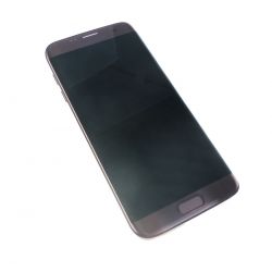 Ecran vitre tactile et LCD assemblés avec châssis Rose pour Samsung Galaxy S7 Edge G935F