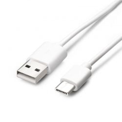 USB cable type C white for Piece-mobile Chargers and the like
