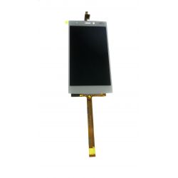 Vitre tactile et LCD assemblés blanc pour Wiko Ridge 4G