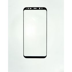 Vitre de protection couleur noir pour Samsung Galaxy S8 + G955F