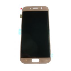 Vitre écran tactile et LCD assemblés rose pour Samsung Galaxy A5 2017 A520F