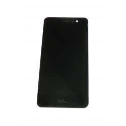 Glass black touchscreen and LCD assembled to Wiko Tommy 2