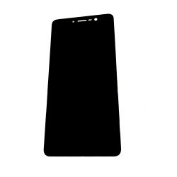 Touchscreen and LCD glass assembled black for Wiko tommy 3