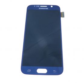 Vitre écran tactile et LCD assemblés bleu pour Samsung Galaxy S6 G920F