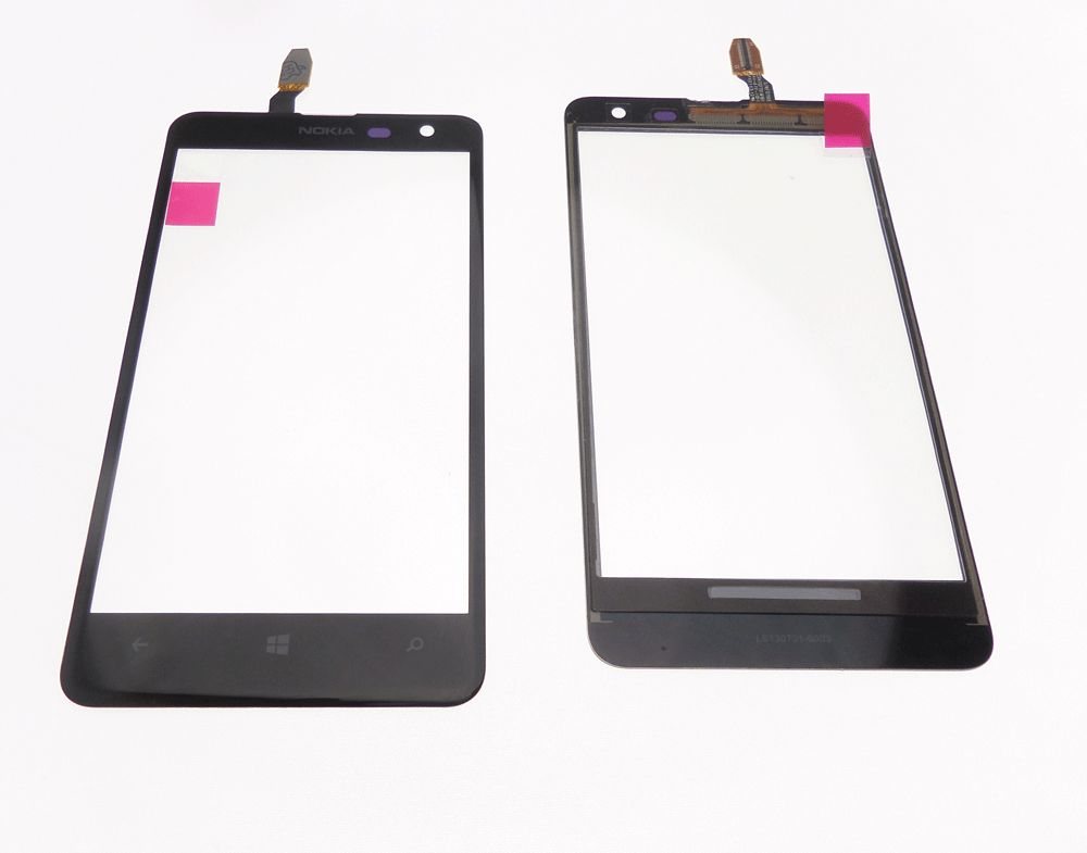 Black Nokia Lumia 625 tactile glass screen