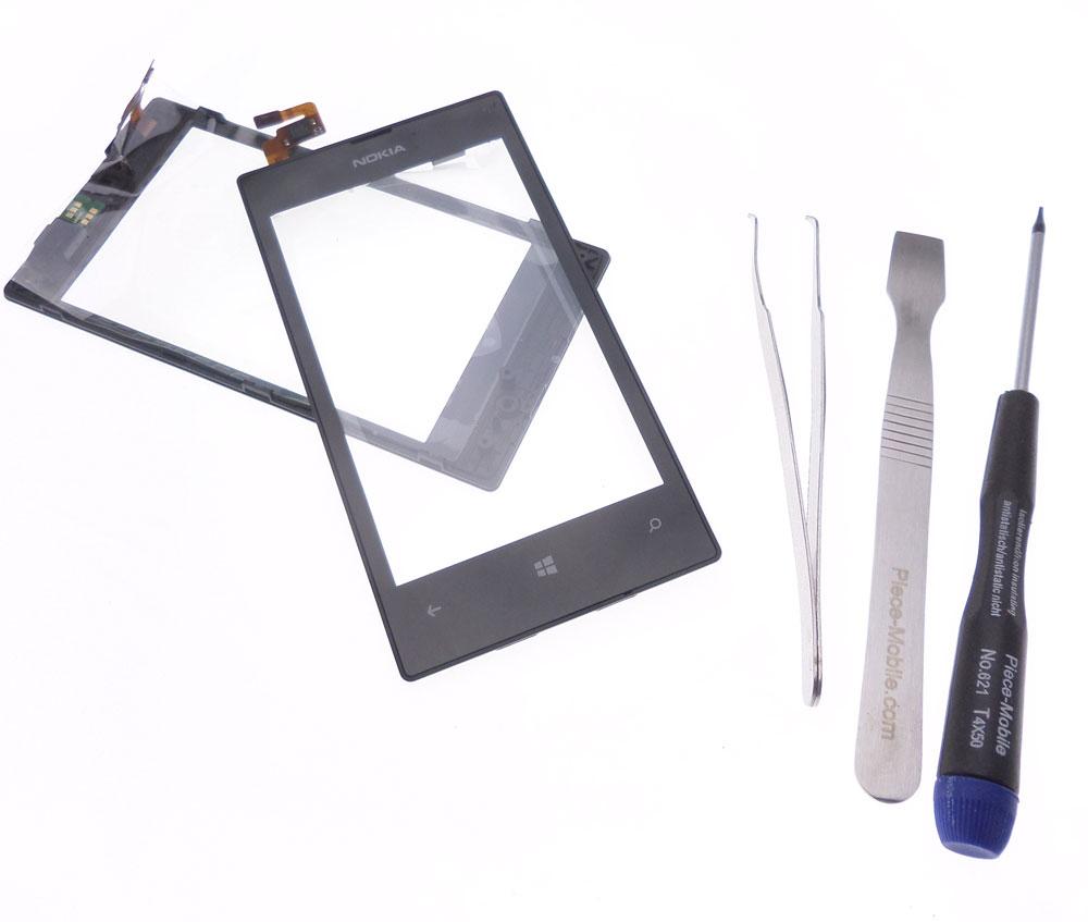 Kit de réparation vitre tactile vitre+ outils pour Nokia Lumia 520
