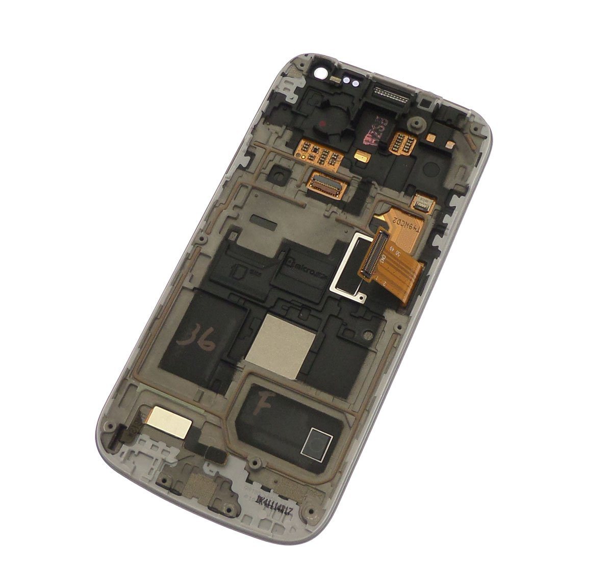 Lcd + vitre tactile + châssis blanc Samsung Galaxy S4 mini I9190