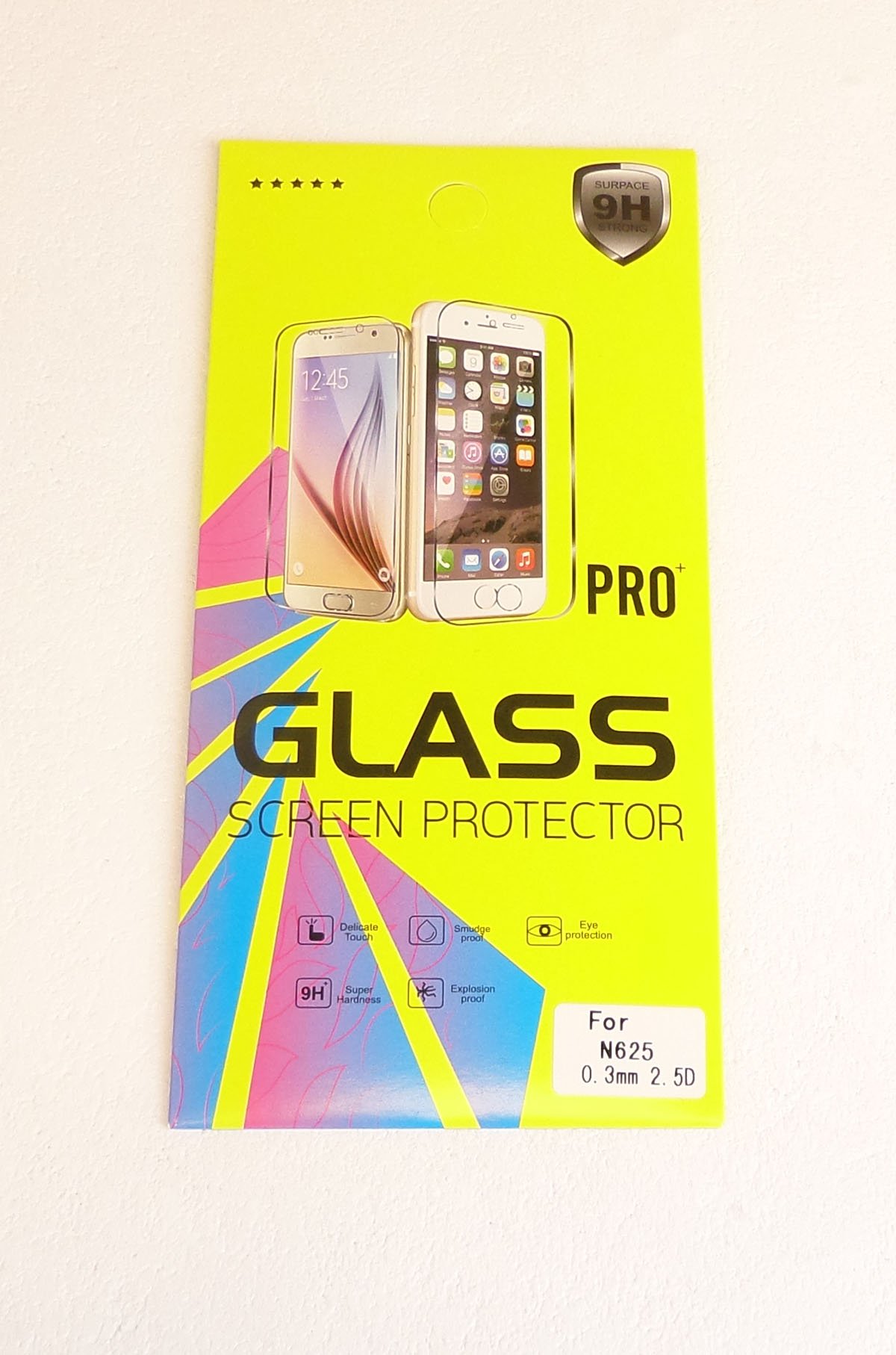 Protective glass in tempered glass HQ 0.25 mm 9 H for Nokia Lumia 625