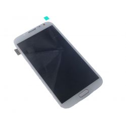 Ecran lcd et tactile avec chassis Samsung galaxy note 2 N7100 blanc