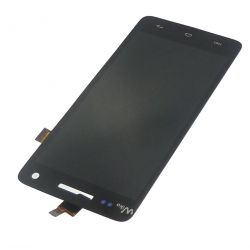 Touch screen and LCD screen assembled black for Wiko Rainbow
