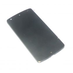 Ecran vitre tactile et LCD assemblé sur chassis contour LG Nexus 5 E980 noir