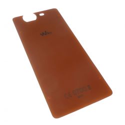 Rear window battery cover Orange for Wiko Highway 4G
