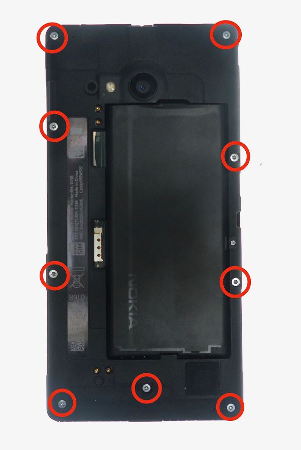 Réparation du Nokia Lumia 735 étape 3
